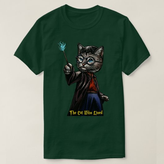 Die Katze, die lebte T-Shirt (Design vorne)