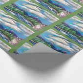 Die Katze, die Verpackungspapier wandern mochte Geschenkpapier (Ecke)