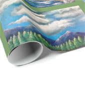 Die Katze, die Verpackungspapier wandern mochte Geschenkpapier (Rolleneckpunkt)