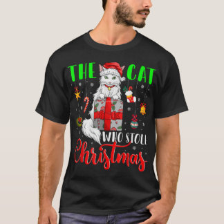 Die Katze, die Weihnachten Weihnachten gestohlen W T-Shirt