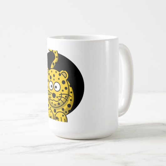 Die Katze finden Kaffeetasse (VorderseiteRechts)