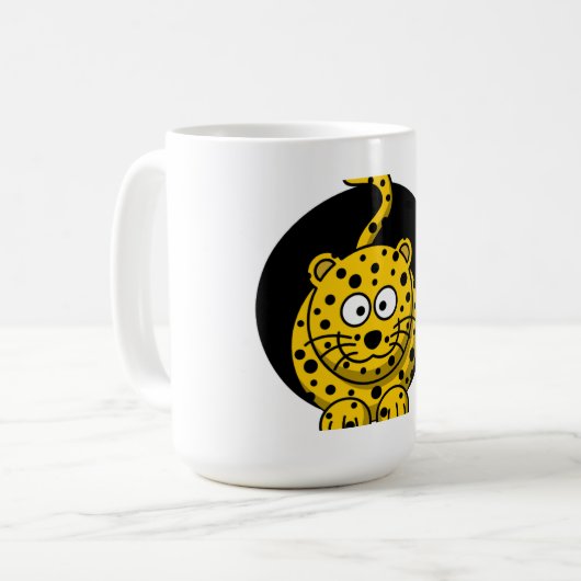 Die Katze finden Kaffeetasse (Vorderseite Links)