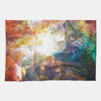 Die Katze Galaxie Handtuch