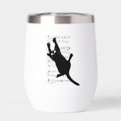 Die Katze hängt an Noten (Rückseite)