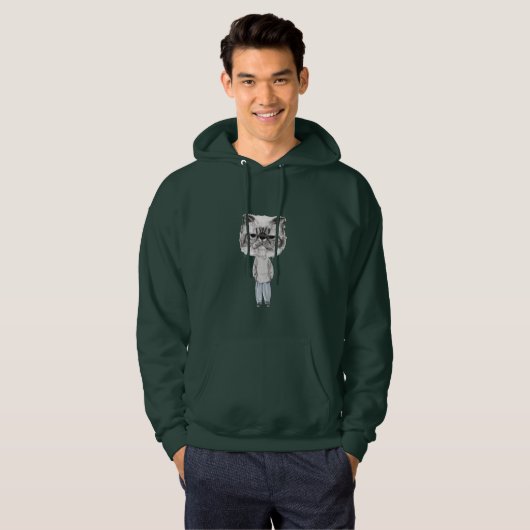 Die Katze Hoodie (Vorne ganz)