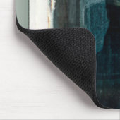 Die Katze im Fenster Mousepad (Ecke)