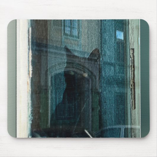 Die Katze im Fenster Mousepad (Vorne)