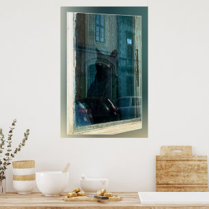 Die Katze im Fenster Poster