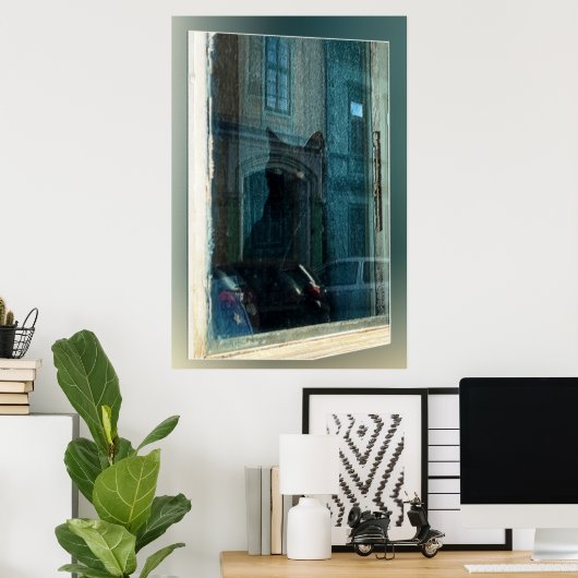 Die Katze im Fenster Poster (Heimbüro)