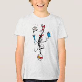 Die Katze im HHat Balancing Act Tri-Blend Shirt