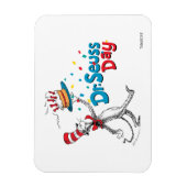 Die Katze im Hut | Dr. Seuss Day Magnet (Vertikal)