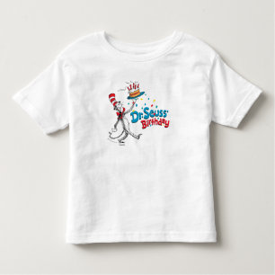 Die Katze im Hut Dr. Seuss's Geburtstag Kleinkind T-shirt
