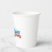 Die Katze im Hut | Dr. Seuss's Geburtstag Pappbecher (Rückseite)