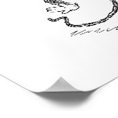 Die Katze im Hut | Dr. Seuss's Geburtstag Poster (Ecke)