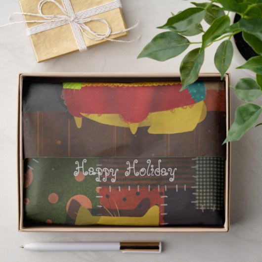 Die Katze in der hässlichen Strickjacke Seidenpapier (Geschenk)