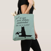 Die Katze ist ein Jerk Tasche (Von Nahem)