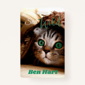 Die Katze ist noch wild Ausweis (Vorderseite)