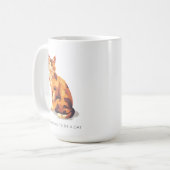 Die Katze Kaffeetasse (Vorderseite Links)