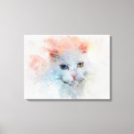 Die Katze Leinwanddruck
