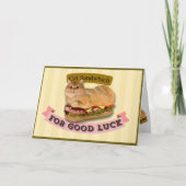Die Katze-Loaf-Sandwichkarte Dankeskarte (Vorderseite)