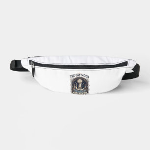 Die Katze Mond Katze Tarot Karte Major Arcana Vint Bauchtasche