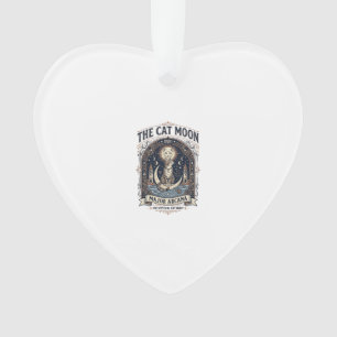 Die Katze Mond Katze Tarot Karte Major Arcana Vint Ornament
