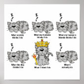 Die Katze Poster (Vorne)