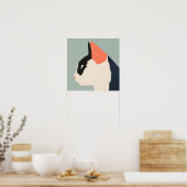 Die Katze Poster (Küche)
