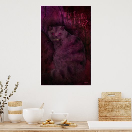 Die Katze Poster (Küche)