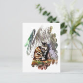 Die KATZE Postkarte (Stehend Vorderseite)