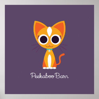Die Katze reinigen Poster