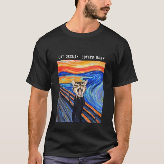 Die Katze schreit, Edvard Munch. Mammut T-Shirt (Vorderseite)