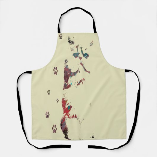 Die Katze Schürze (Vorderseite)