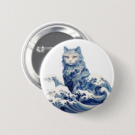 Die Katze schwindet von Kanagawa Button (Vorne & Hinten)