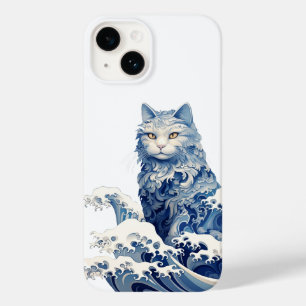 Die Katze schwindet von Kanagawa Case-Mate iPhone 14 Hülle