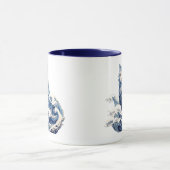 Die Katze schwindet von Kanagawa Tasse (Zentrum)