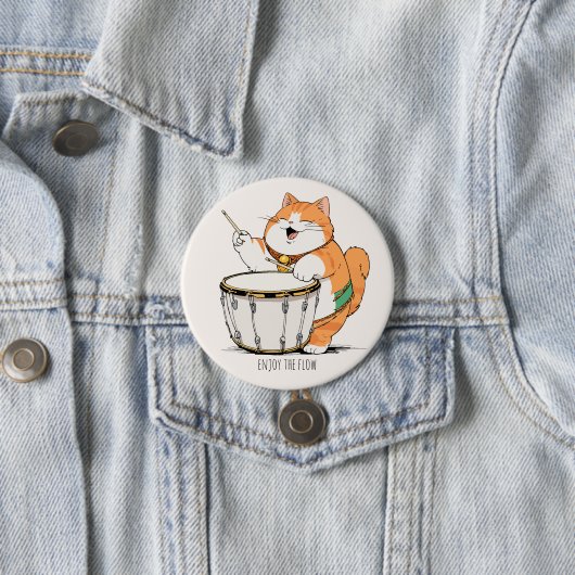 Die Katze spielt das Trost Button (Beispiel)