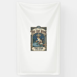 Die Katze Stern Katze Tarot Karte Major Arcana Vin Banner