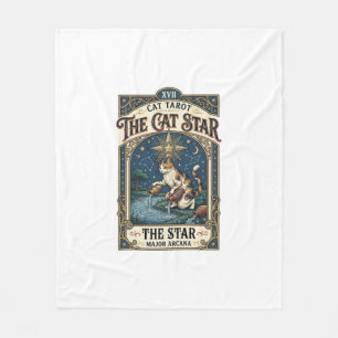 Die Katze Stern Katze Tarot Karte Major Arcana Vin Fleecedecke