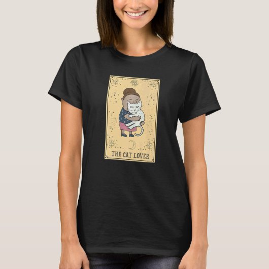 Die Katze Tarot Parodie T-Shirt (Vorderseite)