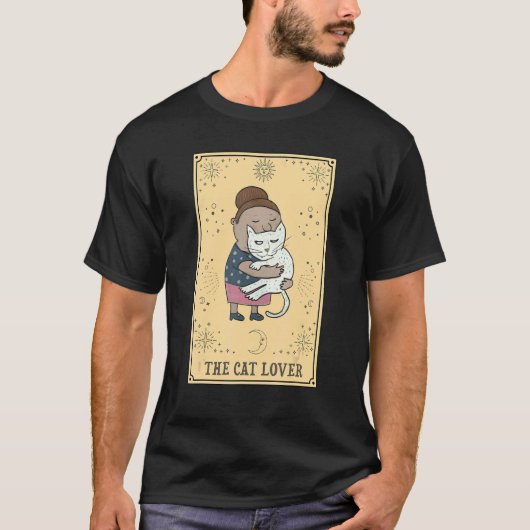 Die Katze Tarot Parodie T-Shirt (Vorderseite)