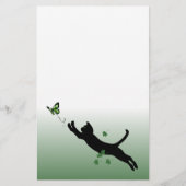Die Katze u. der Schmetterling Briefpapier (Vorderseite)
