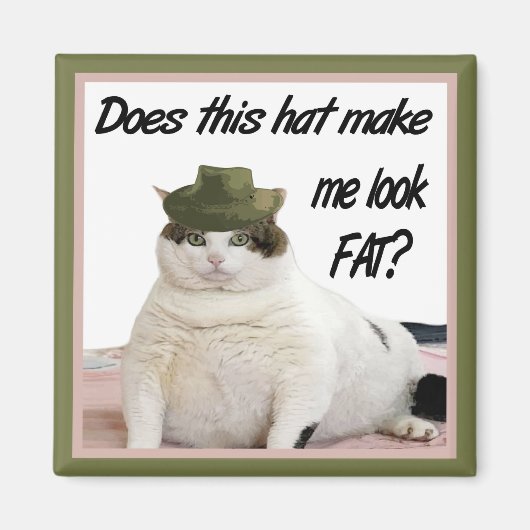 Die Katze und das Hutmagnet Magnet (Vorne)