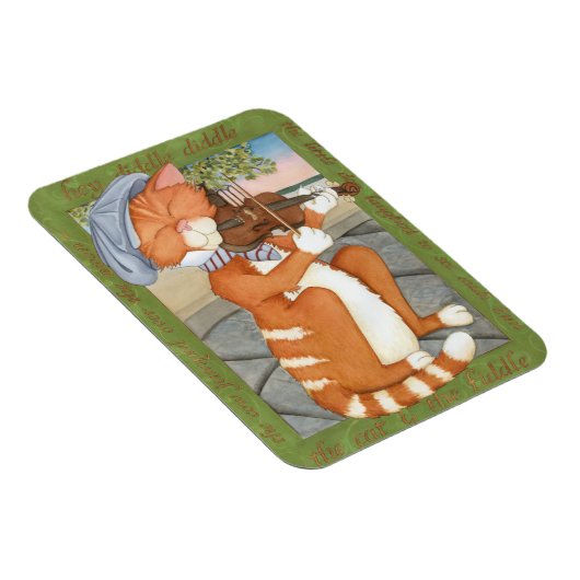 Die Katze und die Fiddle Magnet (Rechte Seite)