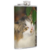 Die Katze und die Kamelie Flachmann (Rechts)