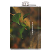 Die Katze und die Kamelie Flachmann (Rückseite)