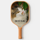 Die Katze und die Kamelie Pickleball Schläger (Vorderseite)
