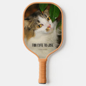 Die Katze und die Kamelie Pickleball Schläger (Rückseite)