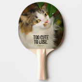 Die Katze und die Kamelie Tischtennis Schläger (Vorderseite)