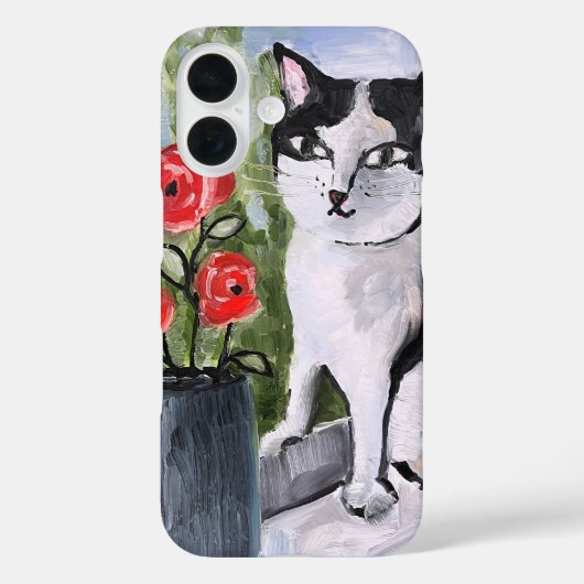 Die Katze und die Pupien Case-Mate iPhone Hülle (Rückseite)